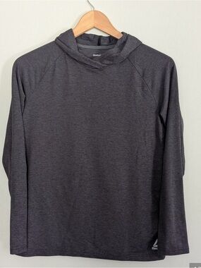 Reebok Women’s Dark Charcoal Long Sleeve Hoodie